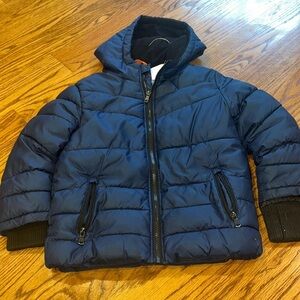Michael Kors Boy’s Blue Hooded Puffer Size 4